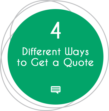3 Different Ways to Get Started With a Quote